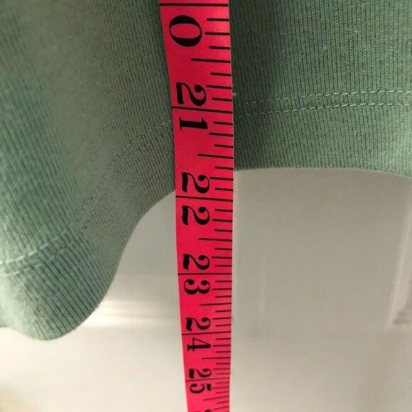 Vintage 90s Lauren Ralph Lauren Women's Sage Green Knit Scoop Neck Top P/L - Picture 7 of 8